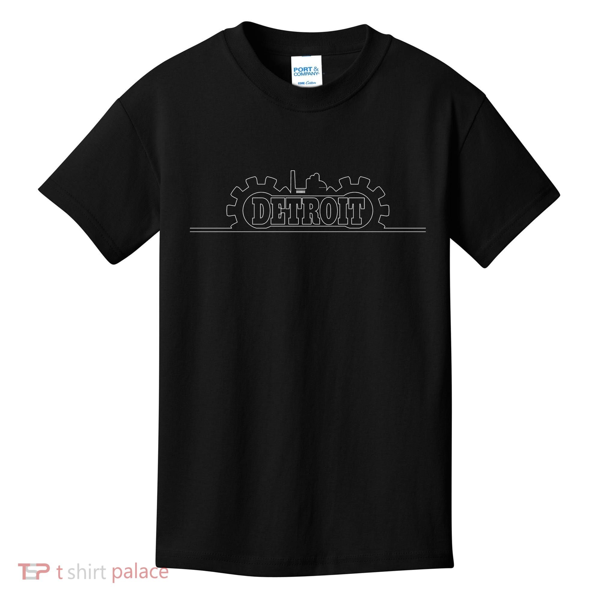 Detroit Gears Skyline Kids T-Shirt