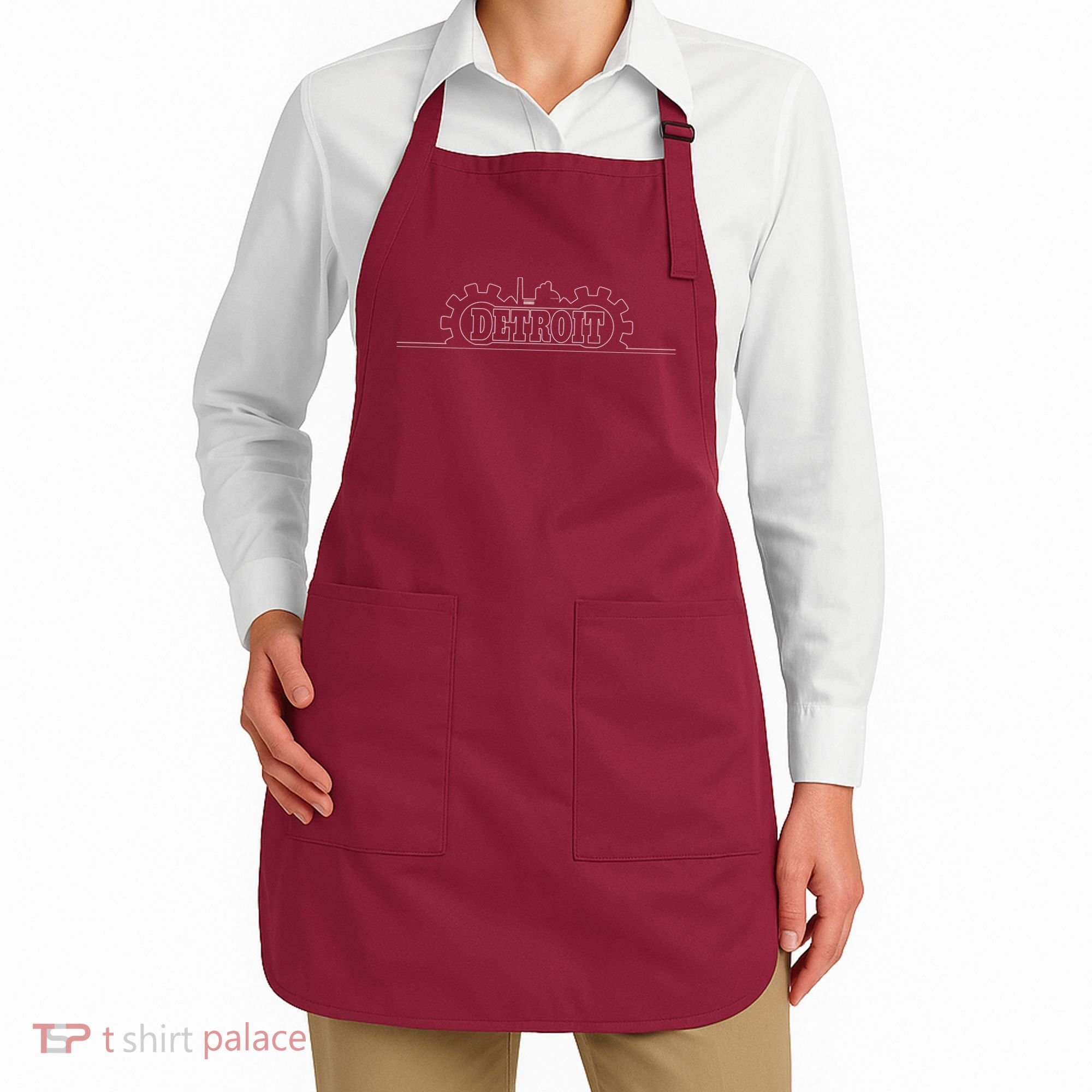 Detroit Gears Skyline Apron
