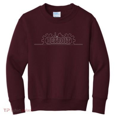 Detroit Gears Skyline Kids Sweatshirt
