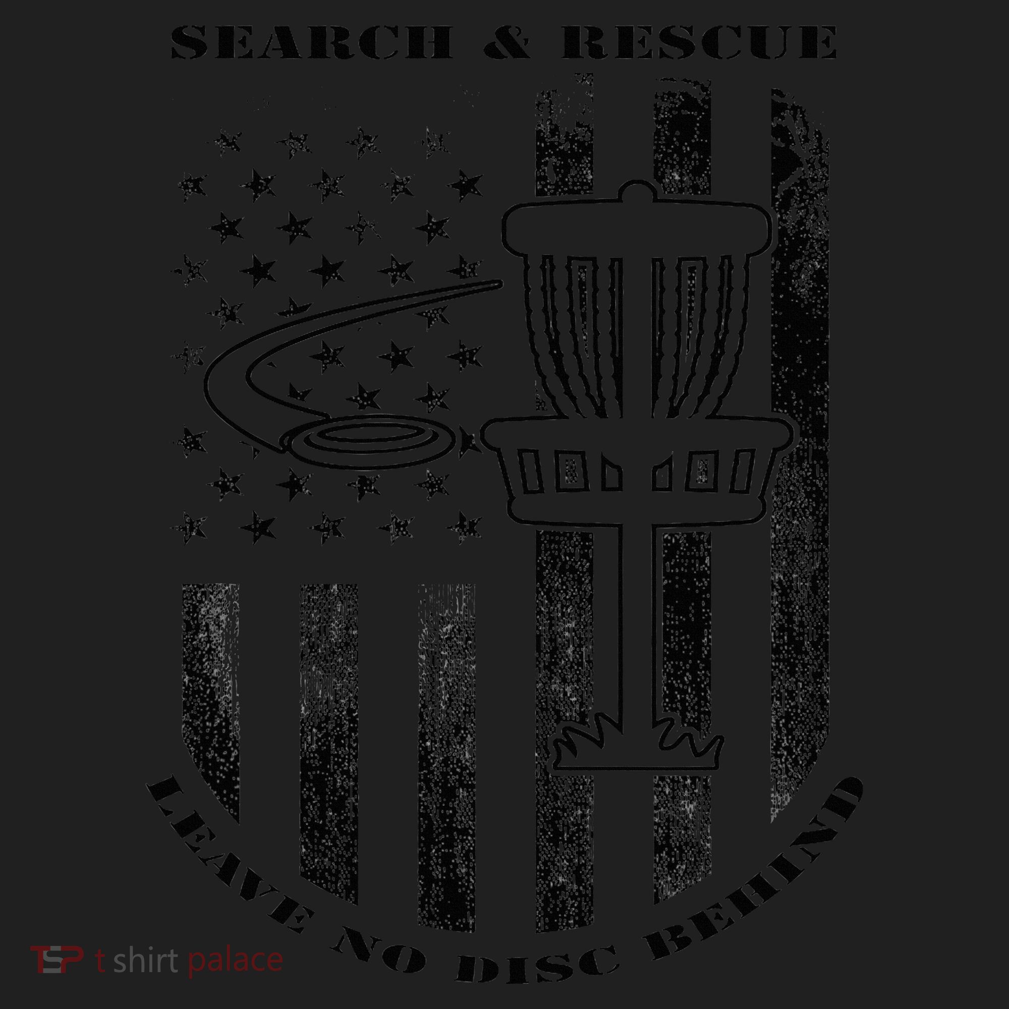 Disc Golf Search & Rescue Leave No Disc Behind Black Women's Sweatshirt