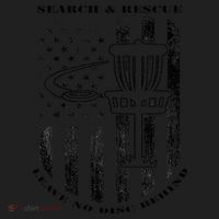 Disc Golf Search & Rescue Leave No Disc Behind Black Hat thumb 2