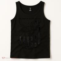 Disc Golf Search & Rescue Leave No Disc Behind Black Tank Top thumb 2
