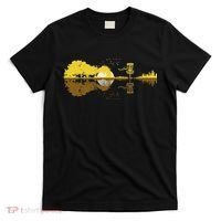 Disc Golf Sunset Guitar Guitarist Player Golfing Frisbee Dad T-Shirt thumb 0