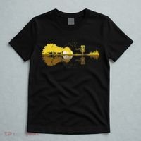 Disc Golf Sunset Guitar Guitarist Player Golfing Frisbee Dad T-Shirt thumb 5