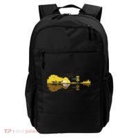 Disc Golf Sunset Guitar Guitarist Player Golfing Frisbee Dad Backpack thumb 0