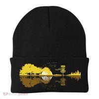 Disc Golf Sunset Guitar Guitarist Player Golfing Frisbee Dad Beanie thumb 0