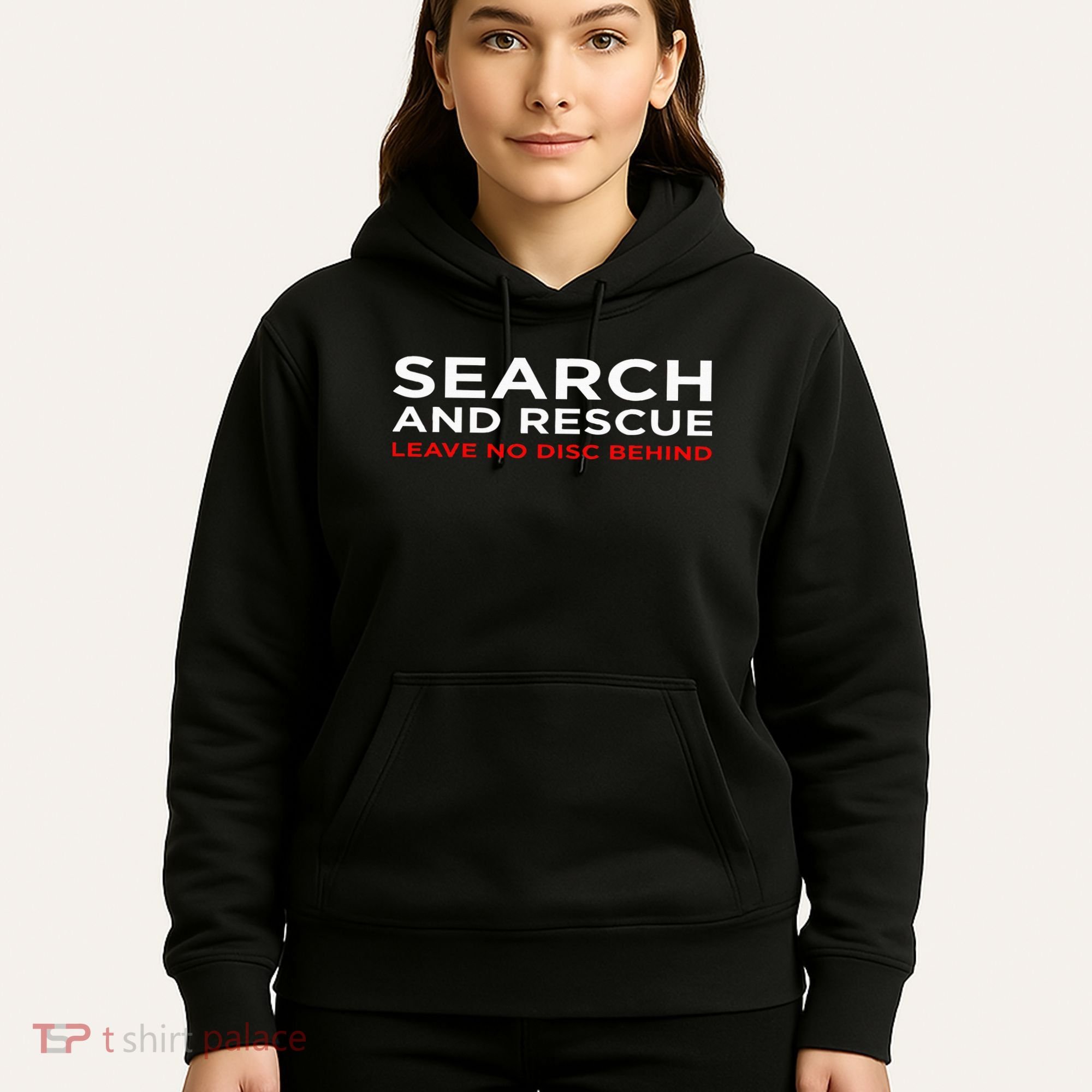 Disc Golf Search Rescue Leave No Disc Behind Hoodie