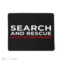 Disc Golf Search Rescue Leave No Disc Behind Mousepad thumb 0