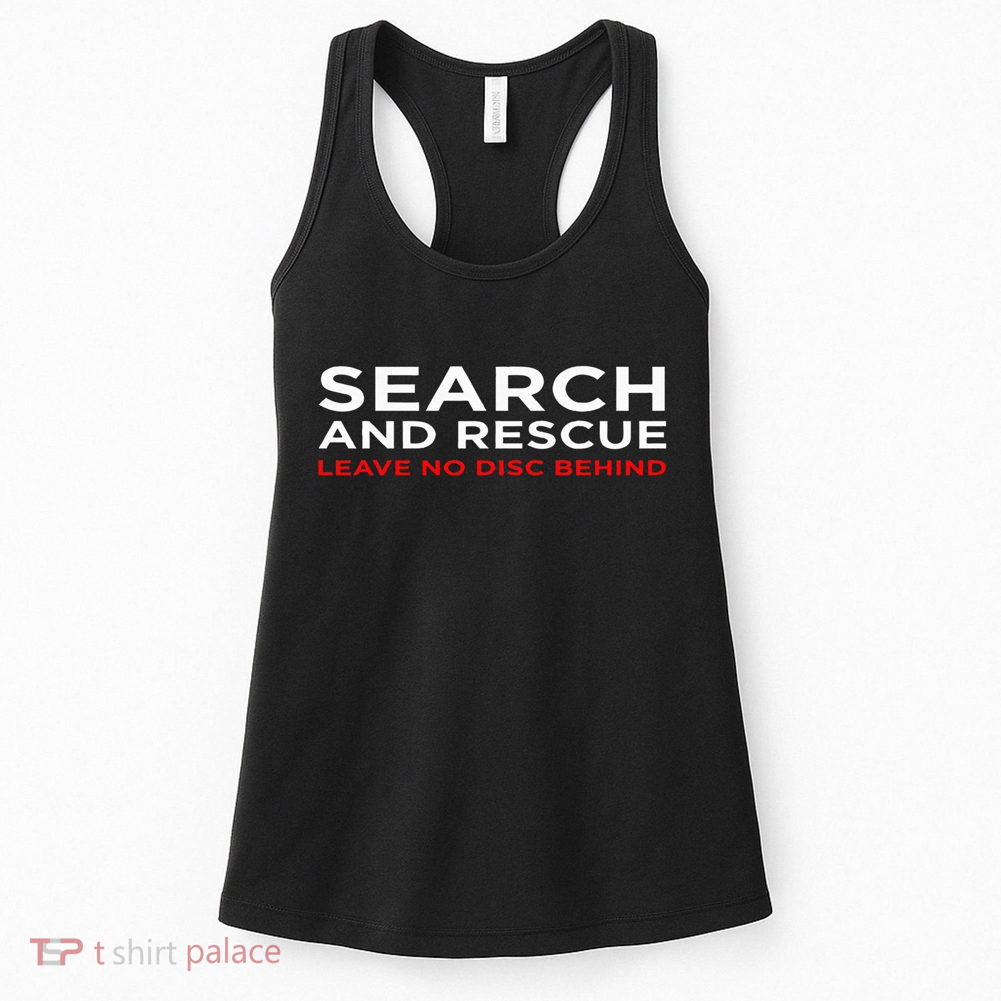 Disc Golf Search Rescue Leave No Disc Behind Women's Tank Top