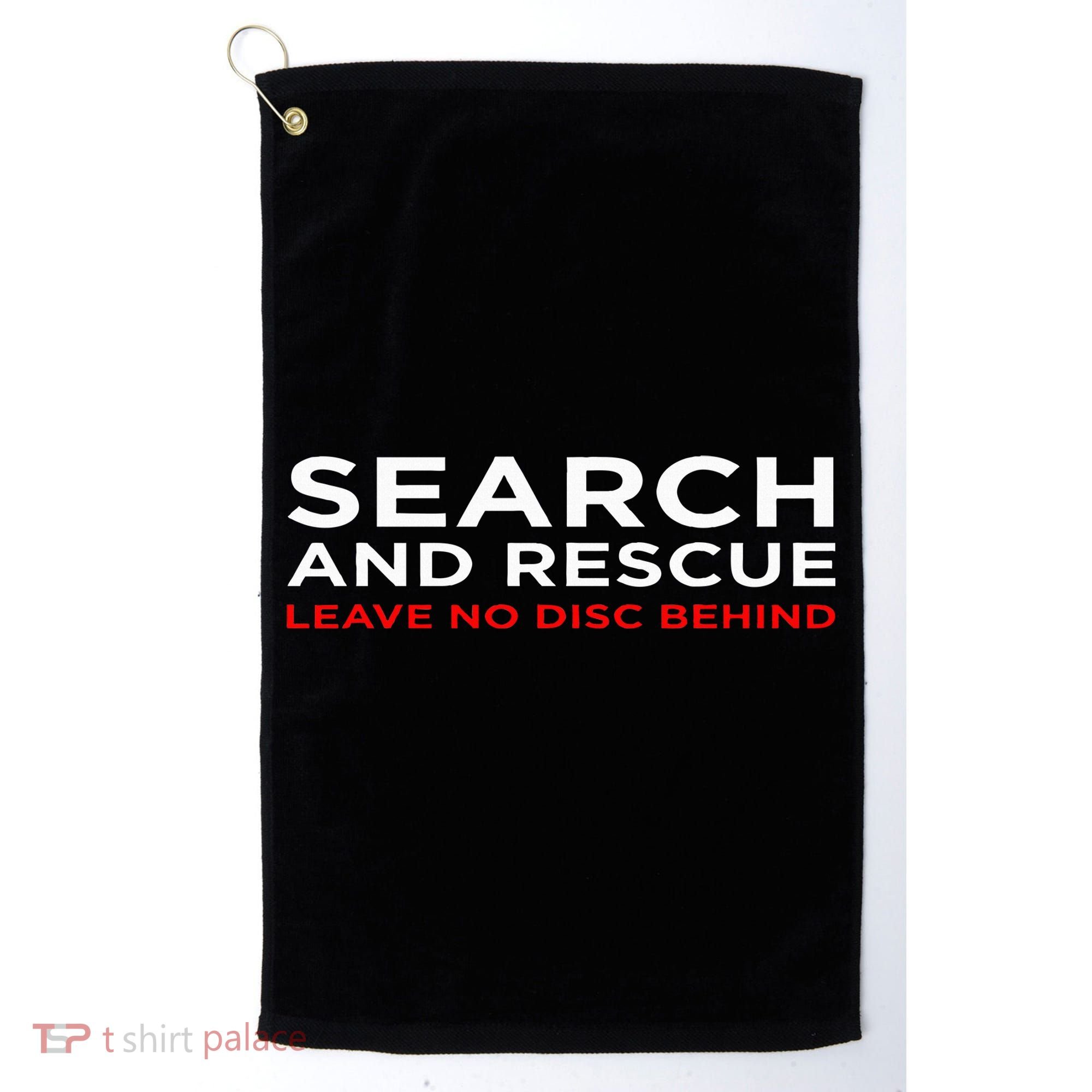 Disc Golf Search Rescue Leave No Disc Behind Golf Towel