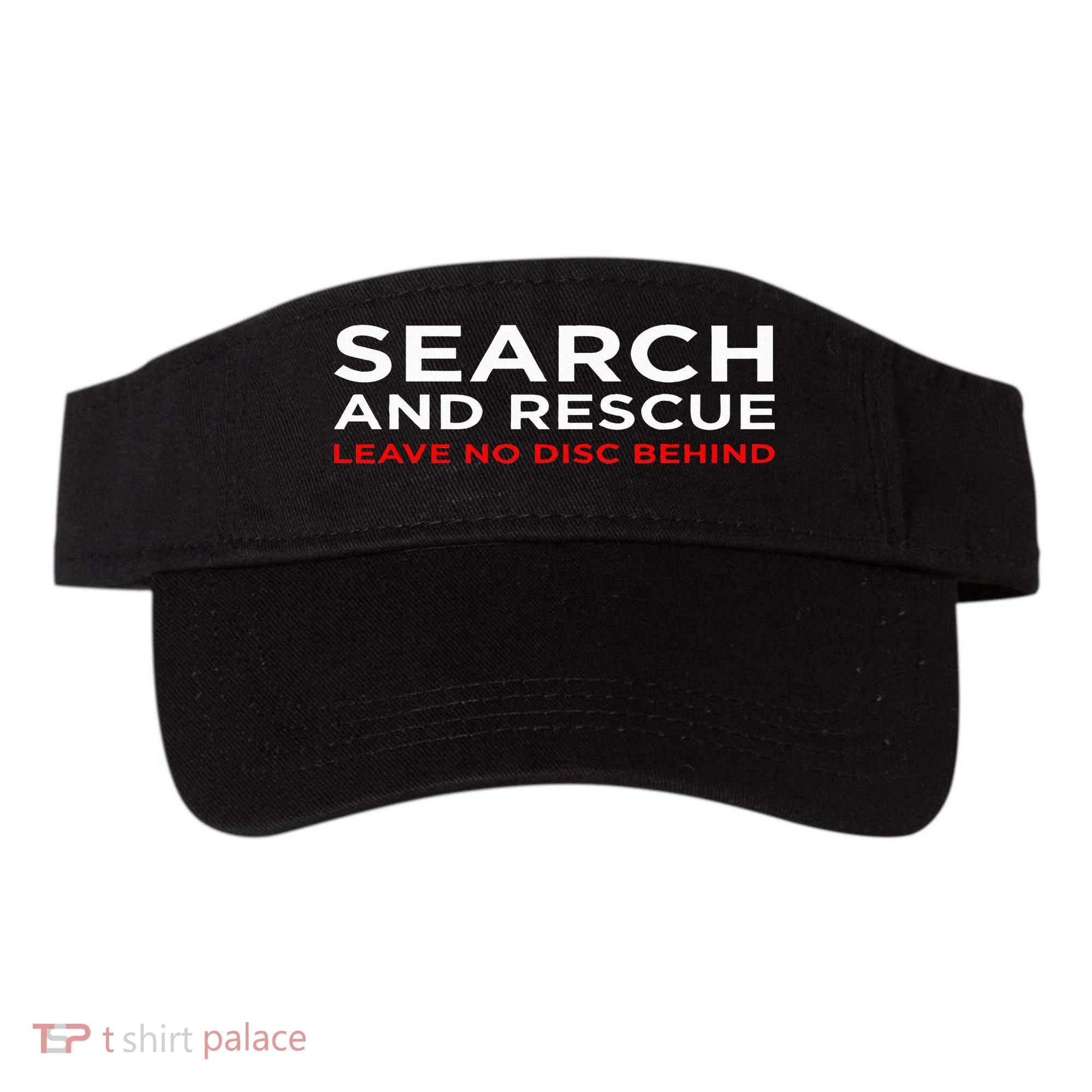 Disc Golf Search Rescue Leave No Disc Behind Visor