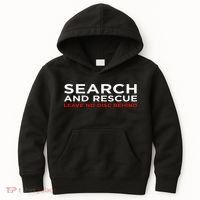 Disc Golf Search Rescue Leave No Disc Behind Kids Hoodie thumb 0