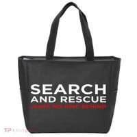 Disc Golf Search Rescue Leave No Disc Behind Tote Bag thumb 0
