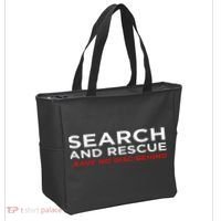 Disc Golf Search Rescue Leave No Disc Behind Tote Bag thumb 2