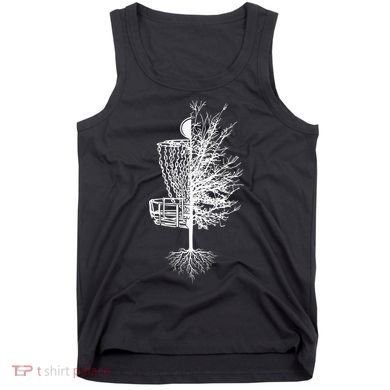 Disc Golf Shirt Basket Tree Frisbee Golf Colorful Tank Top
