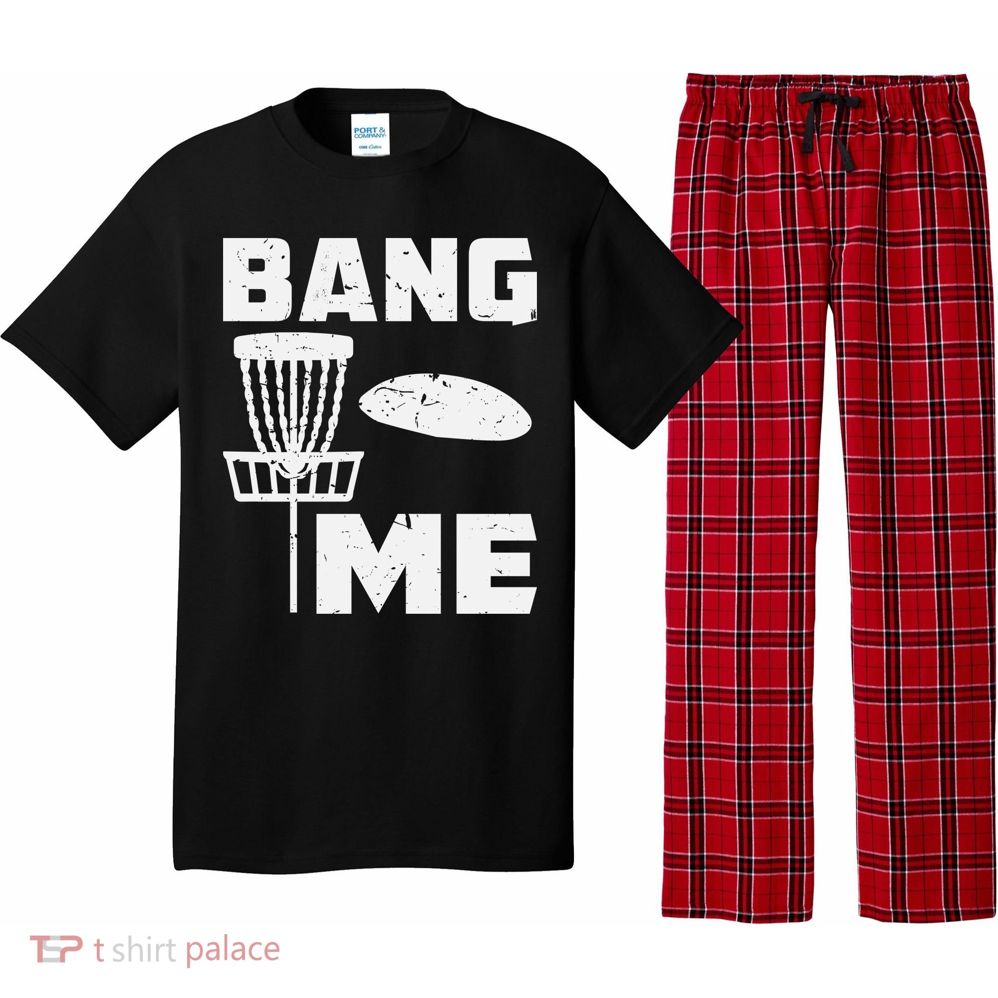 Disc Golfing Shirts Bang Me Funny Disc Golf Pajama Set