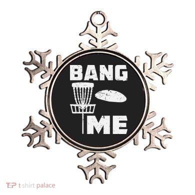 Disc Golfing Shirts Bang Me Funny Disc Golf Ornament