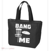 Disc Golfing Shirts Bang Me Funny Disc Golf Tote Bag thumb 3