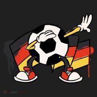 Dabbing Germany Soccer Ball Women's Sweatshirt thumb 2