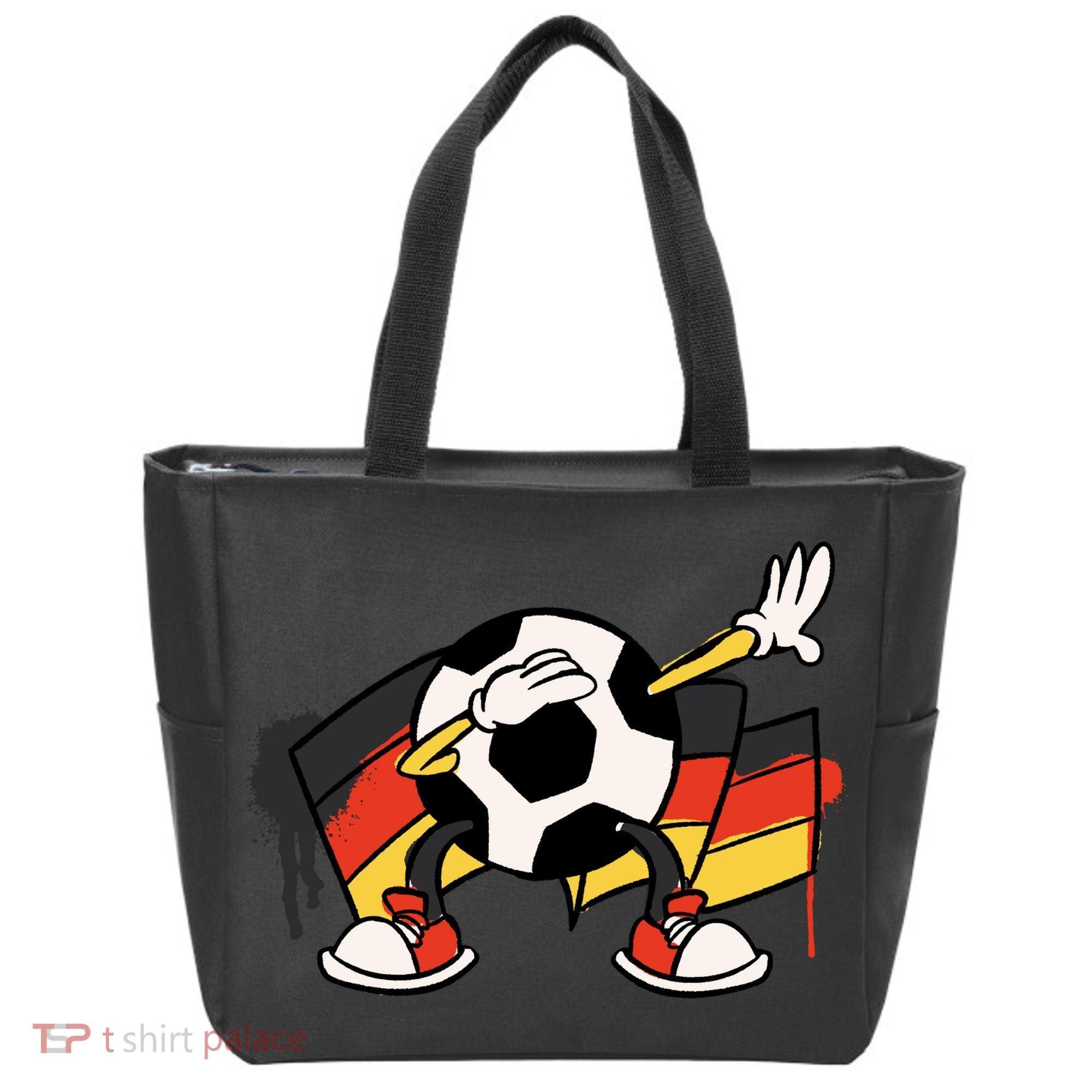 Dabbing Germany Soccer Ball Tote Bag