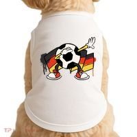 Dabbing Germany Soccer Ball Doggie Tank thumb 0
