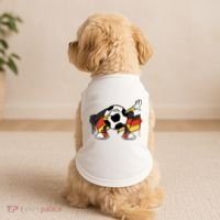 Dabbing Germany Soccer Ball Doggie Tank thumb 2