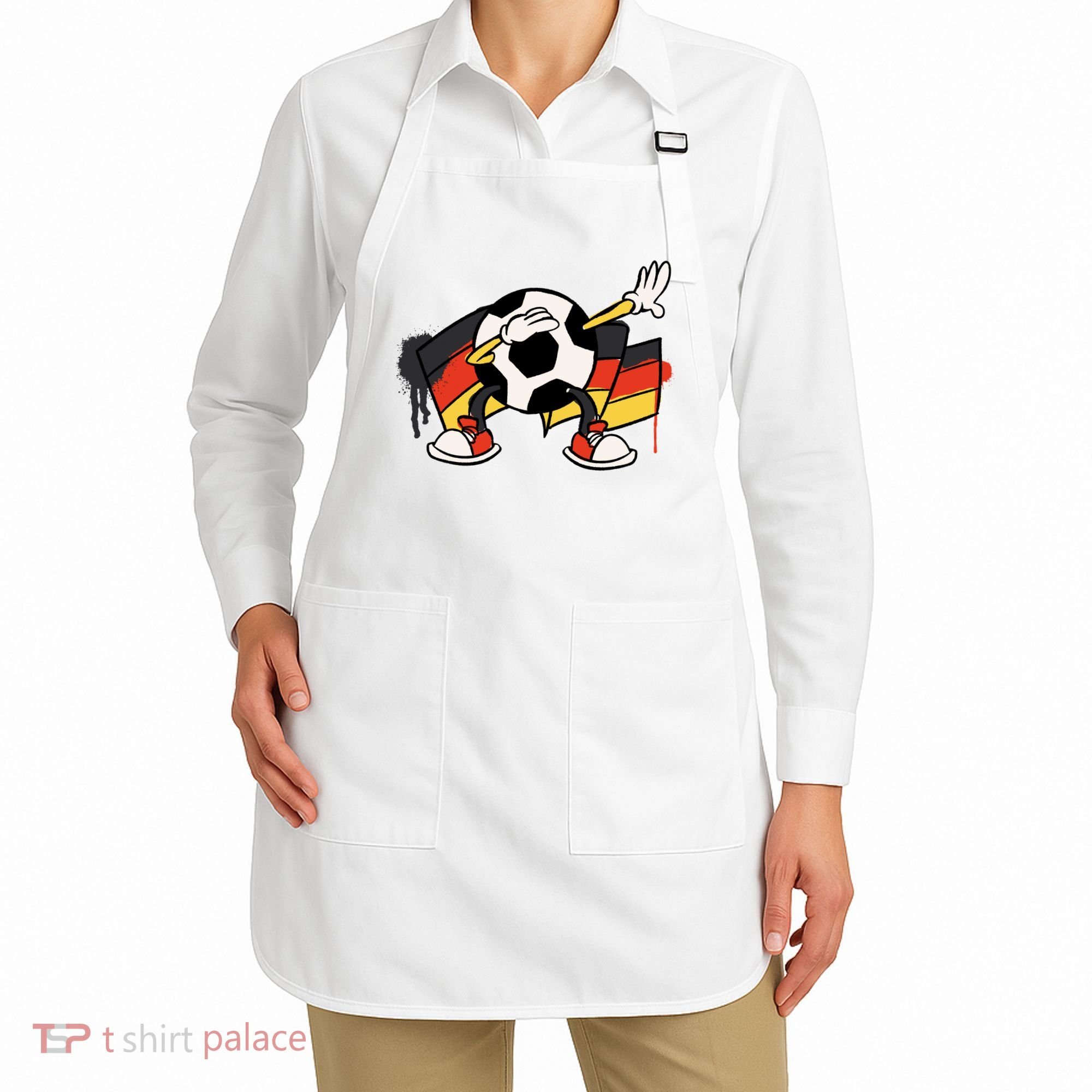 Dabbing Germany Soccer Ball Apron
