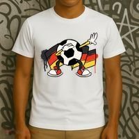 Dabbing Germany Soccer Ball T-Shirt thumb 3
