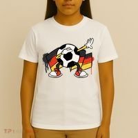 Dabbing Germany Soccer Ball T-Shirt thumb 4