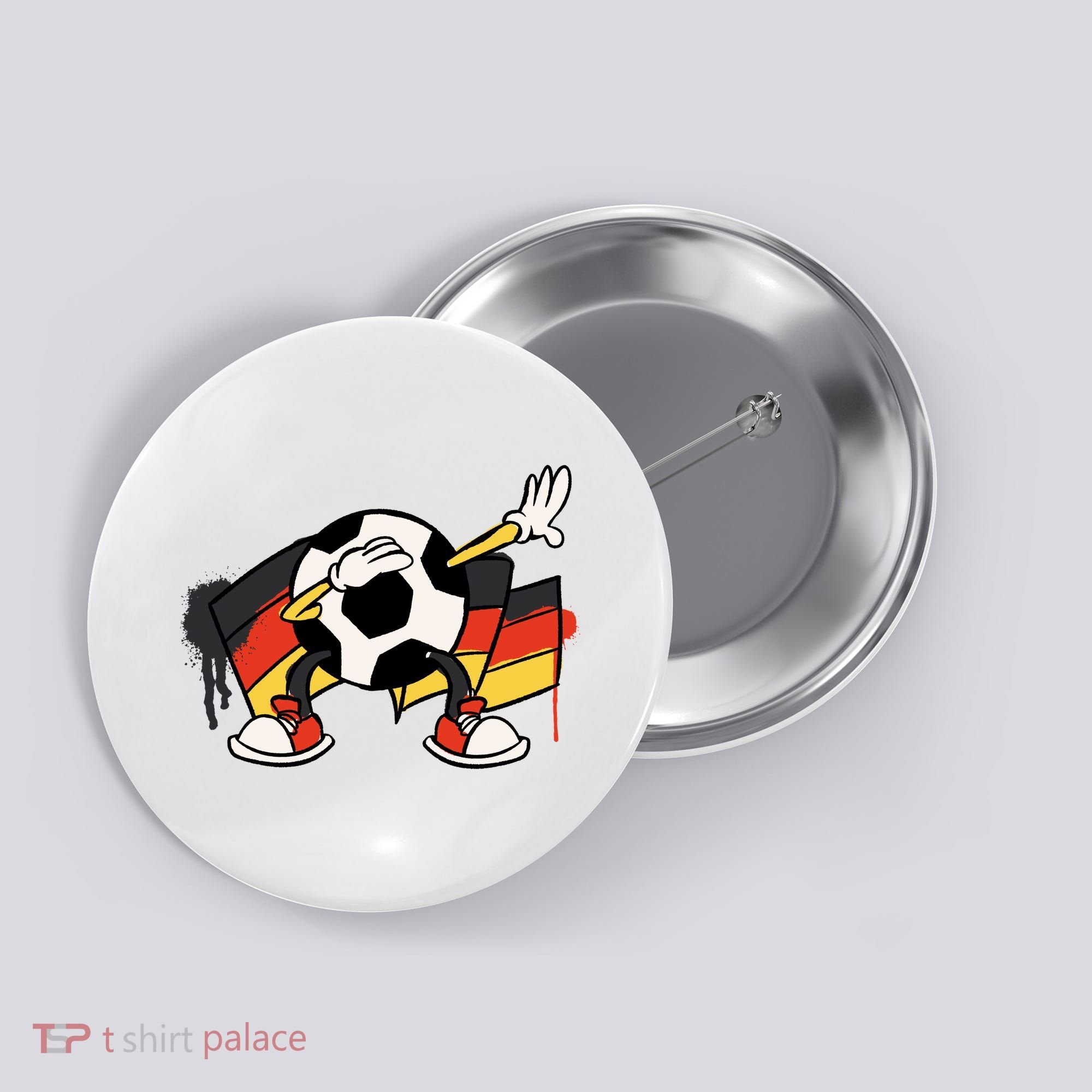 Dabbing Germany Soccer Ball Button
