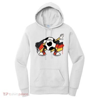 Dabbing Germany Soccer Ball Women's Hoodie