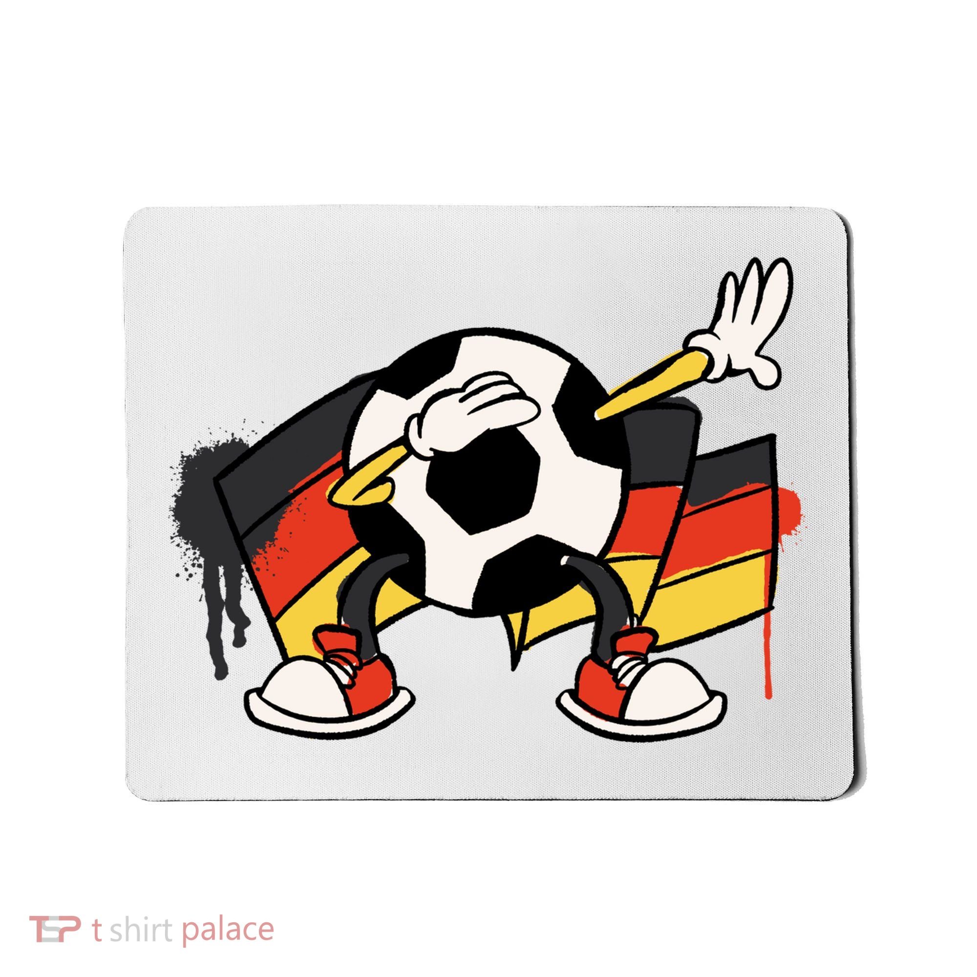 Dabbing Germany Soccer Ball Mousepad