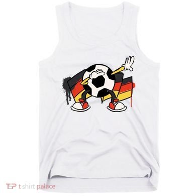 Dabbing Germany Soccer Ball Tank Top