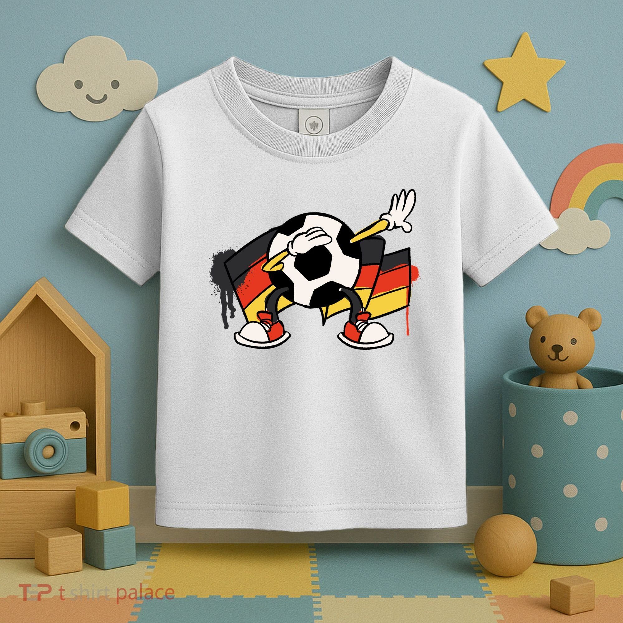 Dabbing Germany Soccer Ball Toddler T-Shirt