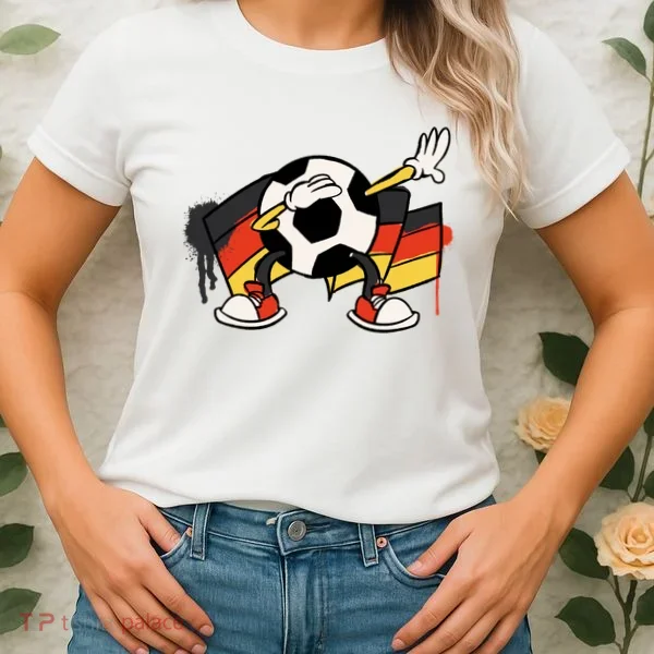 Dabbing Germany Soccer Ball Women's T-Shirt