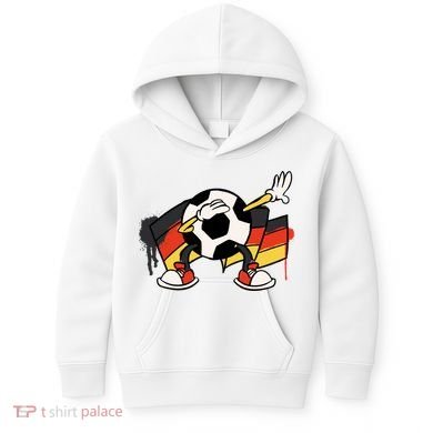 Dabbing Germany Soccer Ball Kids Hoodie