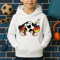 Dabbing Germany Soccer Ball Kids Hoodie thumb 2