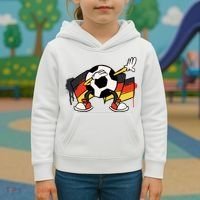 Dabbing Germany Soccer Ball Kids Hoodie thumb 3