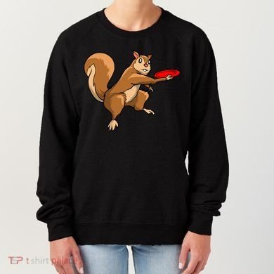Disc Golf Squirrel Frolf Frisbee Golf Disc Gift Women's Sweatshirt