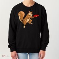 Disc Golf Squirrel Frolf Frisbee Golf Disc Gift Women's Sweatshirt thumb 0