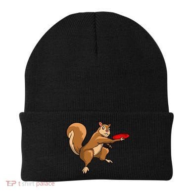 Disc Golf Squirrel Frolf Frisbee Golf Disc Gift Beanie