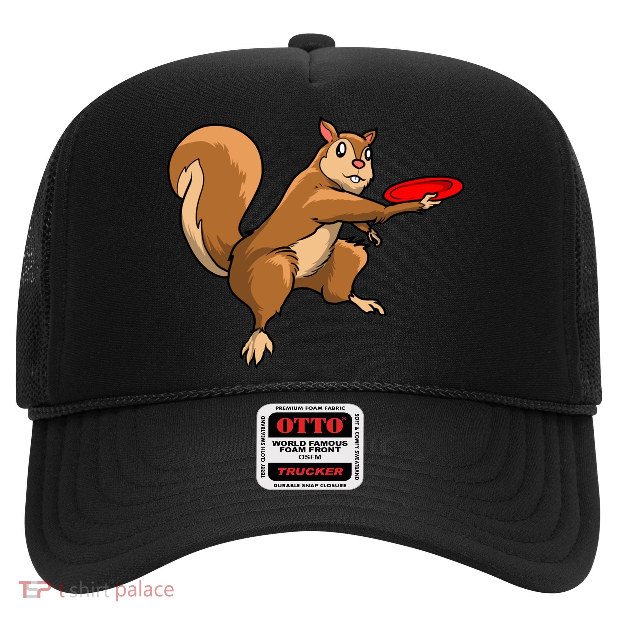 Disc Golf Squirrel Frolf Frisbee Golf Disc Gift Hat