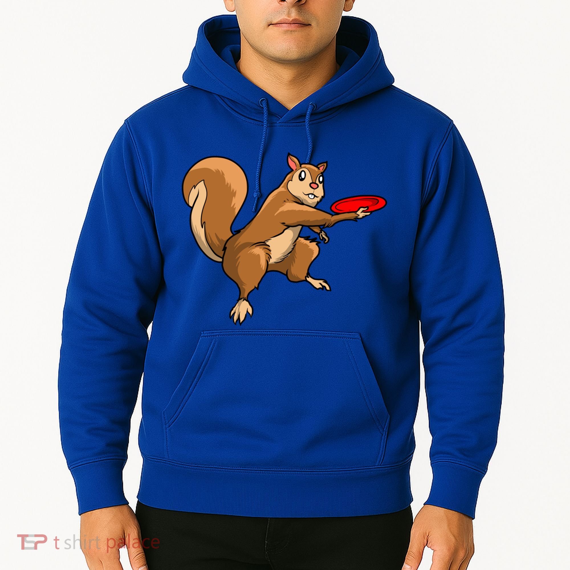 Disc Golf Squirrel Frolf Frisbee Golf Disc Gift Hoodie