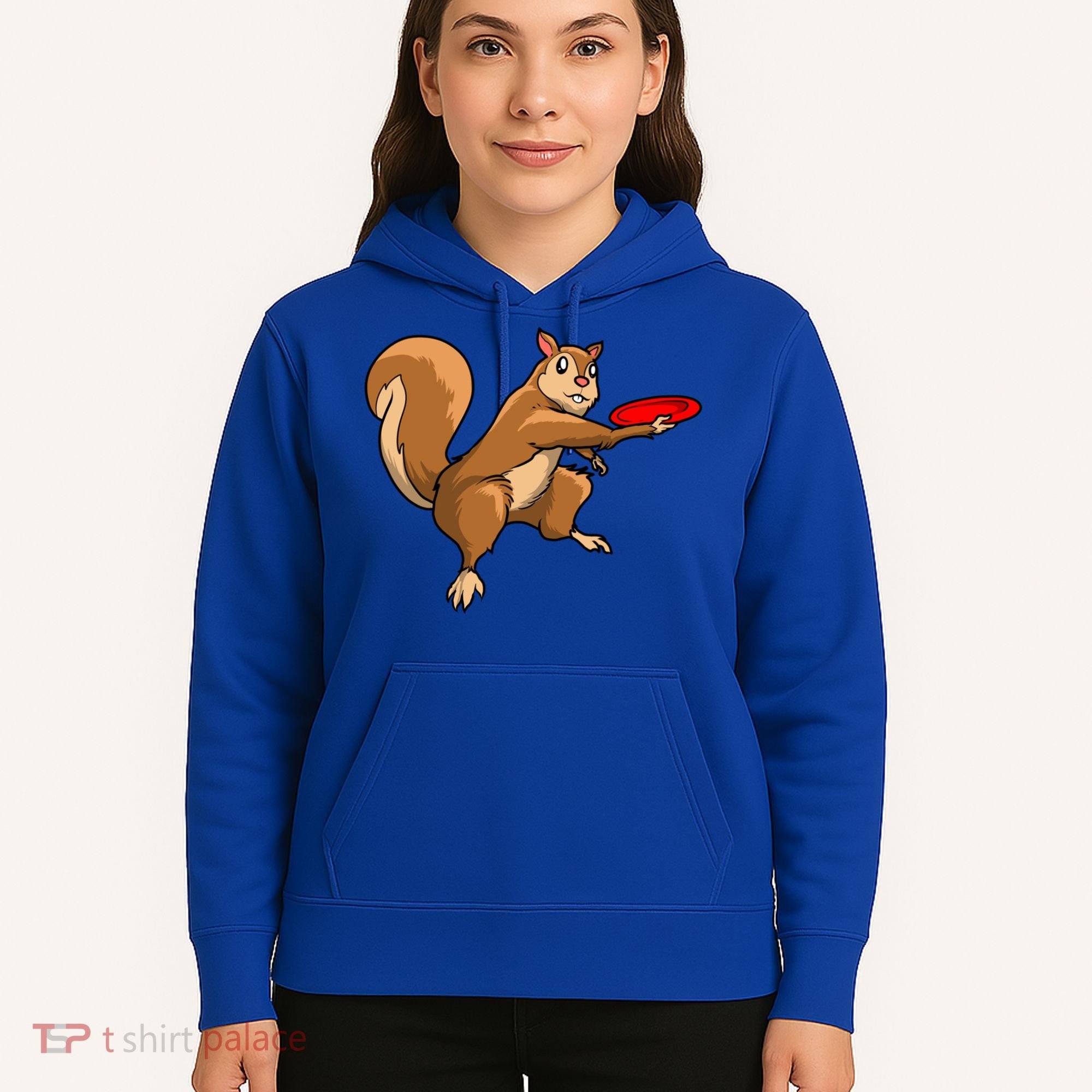 Disc Golf Squirrel Frolf Frisbee Golf Disc Gift Hoodie