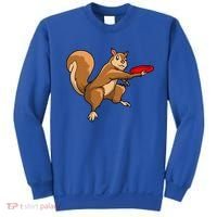 Disc Golf Squirrel Frolf Frisbee Golf Disc Gift Sweatshirt thumb 0