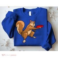 Disc Golf Squirrel Frolf Frisbee Golf Disc Gift Sweatshirt thumb 2