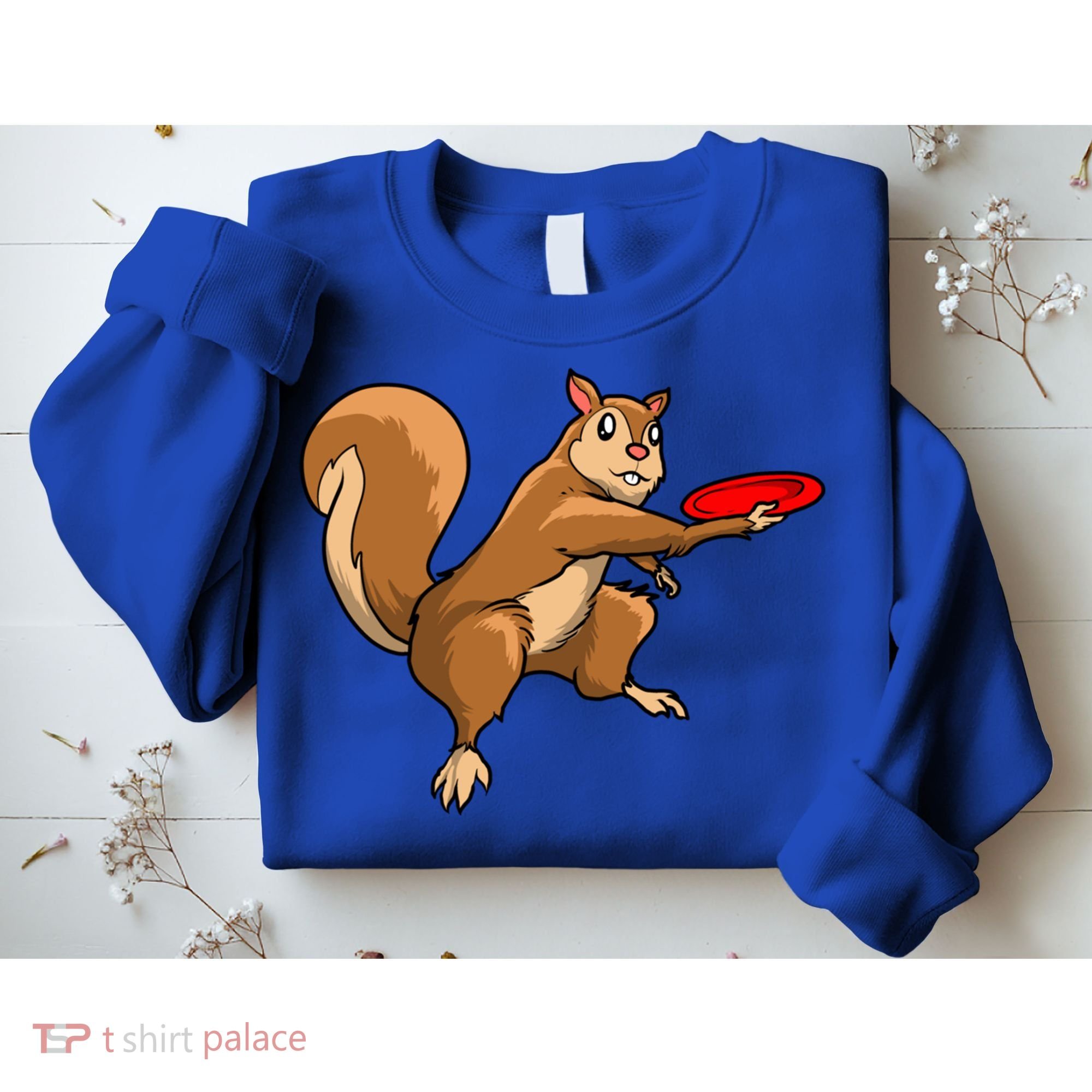 Disc Golf Squirrel Frolf Frisbee Golf Disc Gift Sweatshirt