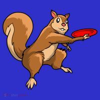 Disc Golf Squirrel Frolf Frisbee Golf Disc Gift Sweatshirt thumb 3