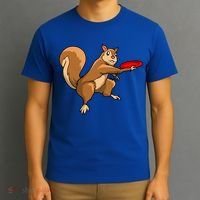 Disc Golf Squirrel Frolf Frisbee Golf Disc Gift T-Shirt thumb 3