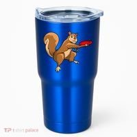 Disc Golf Squirrel Frolf Frisbee Golf Disc Gift Tumbler thumb 0